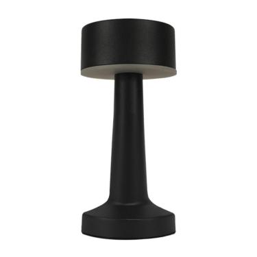 Imagem de Luminária Abajur Mesa Led Jimp Dimerizável S/ Fio Recarregável Taschibra Preto