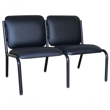 Imagem de Sofá Para Recepção De Escritório Linha Recepção Plus Preto