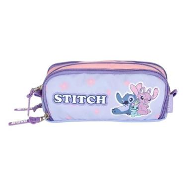 Imagem de Estojo Stitch Luxcel Estiloso Grande, ROXO, UN