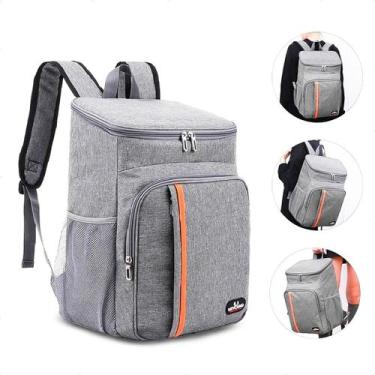 Imagem de Mochila Bolsa Térmica Grande Cerveja Cooler Praia Passeio - NOMA