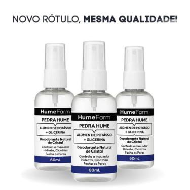 Imagem de Pedra Hume Kit com 3 de 60ml Desodorante Spray - Humefarm