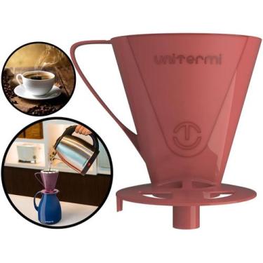 Imagem de Coador De Café Plástico Para Garrafas Universal Suporte Para Filtro 10