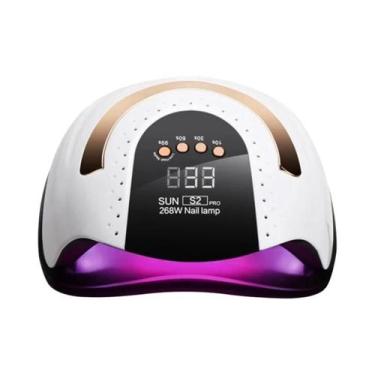 Imagem de Lâmpada Profissional UV LED Para Secagem De Unhas 268W Com Sensor Auto
