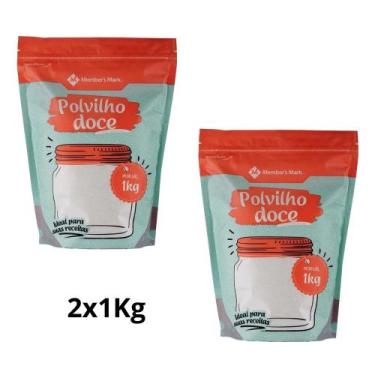 Imagem de Kit 2 sacos polvilho doce members mark 1kg  qualidade e versatilidade 