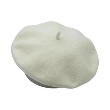 Imagem de Boina Feminina Quente De Lã Grossa Estilo Artista Francês Para Meninas