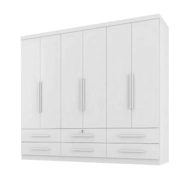 Imagem de Guarda Roupas Casal 6 Portas 6 Gavetas Viena