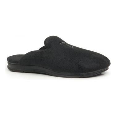 Imagem de Pantufa Pegada 166001-03 Masculino Adulto Slip Chinelo De Lã, Preto, 3