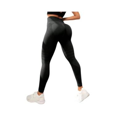 Imagem de Calças De Yoga Femininas De Cintura Alta, Sexy, Com Efeito Modelador, 