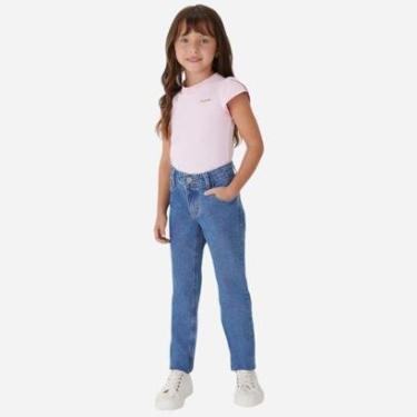 Imagem de Calça Jeans Menina Strass Jeans Com Elastano - Malwee-Feminino