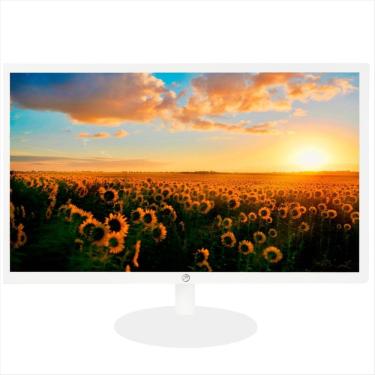 Imagem de Monitor LED 21.5 Brazil PC 22WBR-75 - Full HD, 75Hz, 5ms - HDMI/VGA - Branco