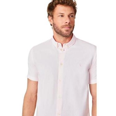 Imagem de Camisa Mc Pf Oxford Color Reserva, Rosa claro, M