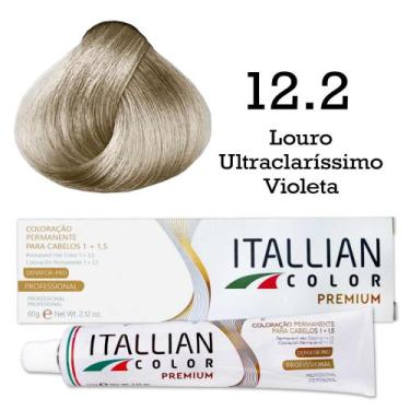 Imagem de Coloração Itallian Color 12.2 Louro Ultraclaríssimo Violeta - Itallian