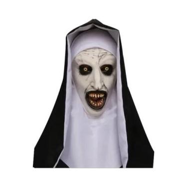 Imagem de Máscara De Freira Para Cosplay De Halloween, Fantasia De Filmes De Ter