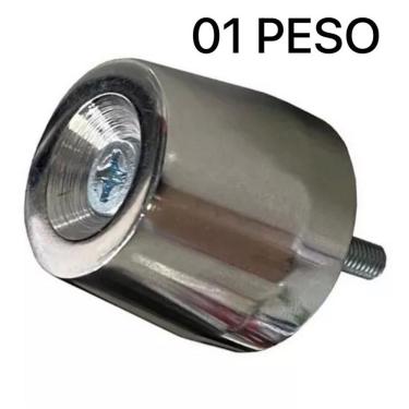 Imagem de Peso de Guidão para Extremidade Modelo PCX 150 Aplicação Universal em Motos Prata Cromado para Manobras Leves OEM