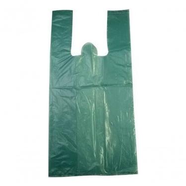 Imagem de Sacola Reciclada Verde com 5kg 30x40 Uso Geral Super Resistente Polietileno Recuperado 100% Reciclável