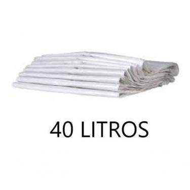Imagem de Saco para Lixo 40 l para Descarte de Resíduos Reforçado para Uso Geral Branco Higipack...