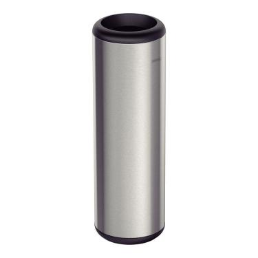 Imagem de Lixeira Portofino 20L Aço Inox Abertura Manual com Aro e Base em Polipropileno Inox