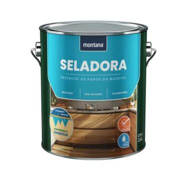 Imagem de Seladora Base Água 900ml para Madeira e MDF Proteção e Durabilidade Secagem Rápida Montana