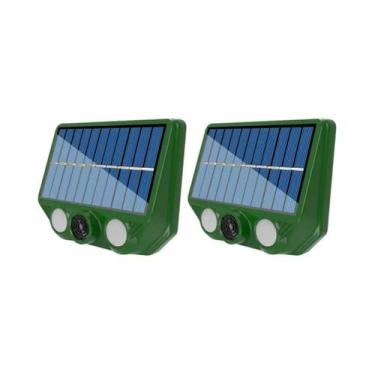 Imagem de Repelente Ultrassônico Solar Para Animais, Sensor De Pragas Para Cães,