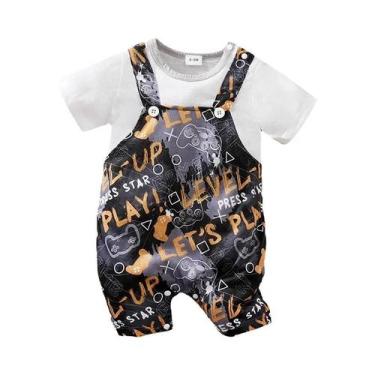 Imagem de Body Unissex Para Bebês, Roupa De Verão Macia De Manga Curta E Confort