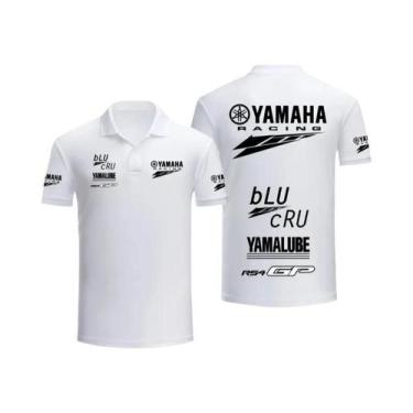 Imagem de Camisa Polo De Manga Curta Da Equipe De Fábrica MotoGP YAMAHA R1M - Ca