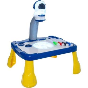 Imagem de Brinquedo para Colorir Mesa Space C/PROJETOR Azul - PP IMPORT