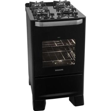 Imagem de Fogão De Piso Best Cook 4 Queimadores Fgv405pt Bivolt - SUGGAR