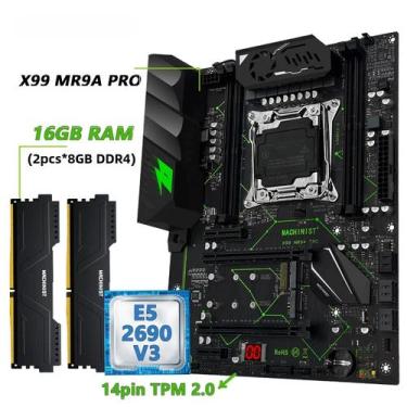 Imagem de Kit De Placa Mãe X99 LGA2011-3 Com CPU Xeon E5 2690 V3, RAM DDR4 16GB 