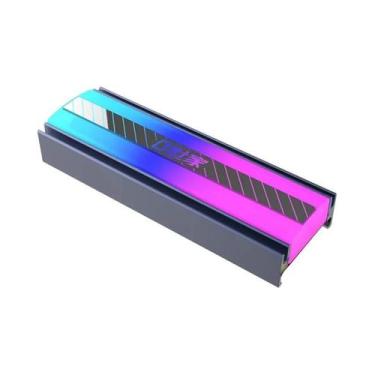 Imagem de Dissipador De Calor RGB M2 NVMe SSD 5V 3 Pinos ARGB AURA Sync Radiador