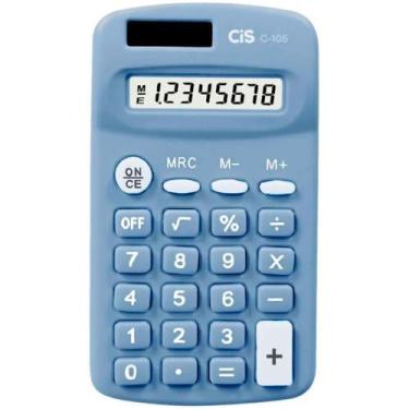 Imagem de Calculadora de Bolso CIS C-105 Azul