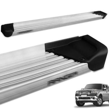 Imagem de Estribo Lateral Ranger CD 1998 a 2012 Aluminio Natural A3 - Gtnox