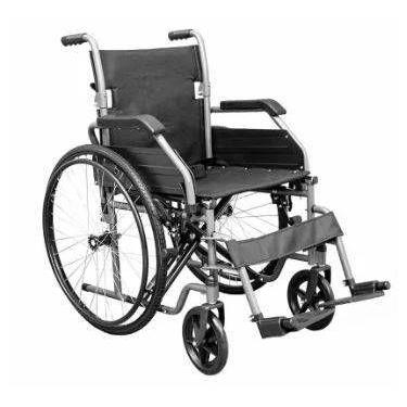 Imagem de Cadeira rodas 44 cm basic aco carbono 125 kg - hidroligth - DELLAMED