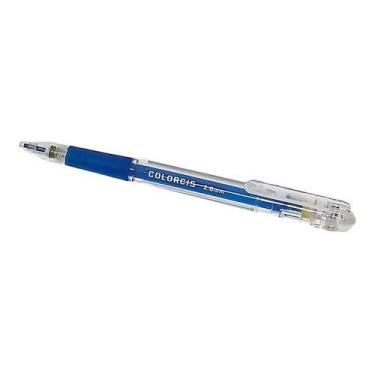 Imagem de Lapiseira Colorcis 2.0mm Grafite Azul  Borracha E Apontador - coisasdo