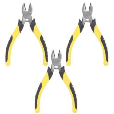 Imagem de 3 Alicate de Corte Diagonal 6 polegada 150mm modelo SAC6X150 - Sibrate