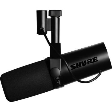 Imagem de Microfone Vocal Dinâmico Com Pré-amplificador Integrado SM7dB - Shure