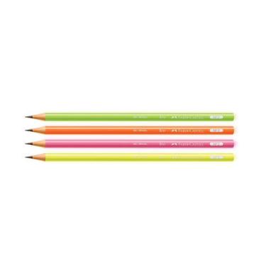 Imagem de Lápis Preto Faber Castell Max Neon com 04un Sortidos