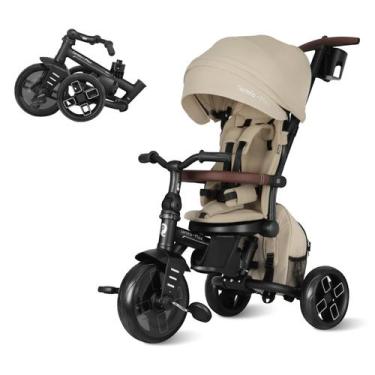 Imagem de Carrinho Bicicleta Infantil QPLAY 8 em 1 Dobrável com Capota
