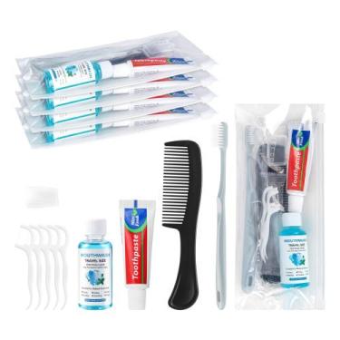 Imagem de Kit de Escova de Dentes Lilingsty para Viagem com Creme Dental 4 Unida