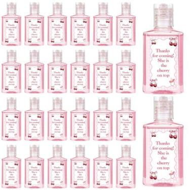 Imagem de Álcool em Gel Mini Dimsile Cereja Rosa 30ml 50 unidades