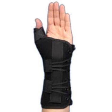 Imagem de Suporte para Punho e Polegar Med Spec Ryno Lacer, Preto, Pequeno, Esqu