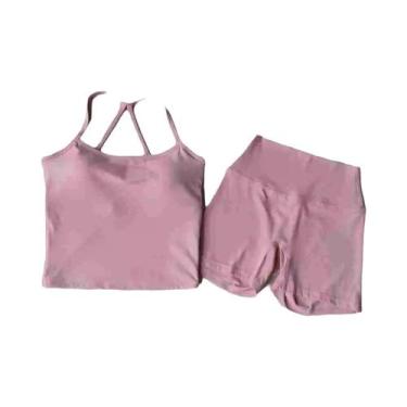Imagem de Conjunto De Top Esportivo De Intensidade Média Para Mulheres, Vestuári
