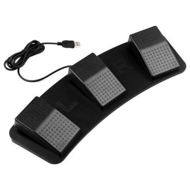 Imagem de Pedal Mecânico Multifuncional Personalizado Com Interruptor USB Triplo