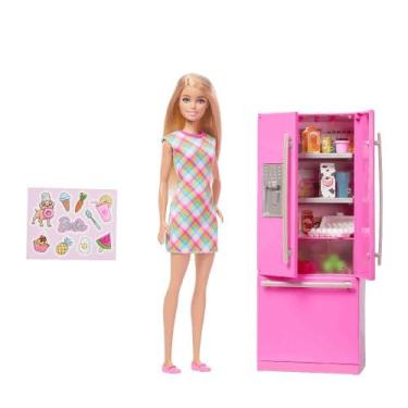 Imagem de Barbie com Geladeira e Acessórios - Mattel