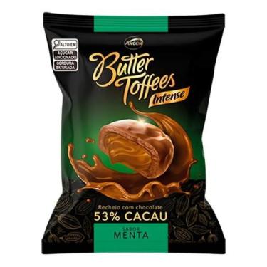 Imagem de Bala Butter Toffees Menta C/ Chocolate 53% Cacau Arcor 500g