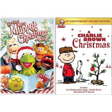 Imagem de Great Kids Christmas Classics with A Charlie Brown Christmas (50th Anniversary Deluxe Edition) & It's a Very Merry Muppet Christmas Movie 2-DVD Bundle