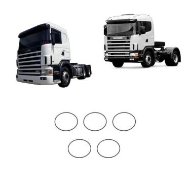 Imagem de Anel Tampa Eixo Bogie 139,3X5,7Mm Sc Serie 4 94 114 124 5Pcs