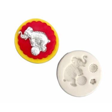 Imagem de Molde De Silicone Elefante Circo