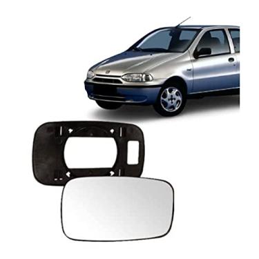 Imagem de LENTE DO RETROVISOR COM BASE FIAT PALIO 96/00 UNO FIRE L.E