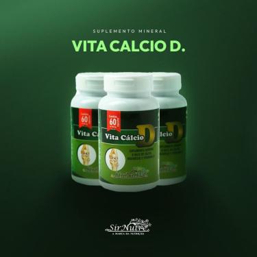 Imagem de Vita cálcio 3 unidades de 60 capsulas Allstate 