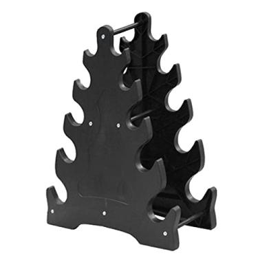 Imagem de Qudai Suporte de halteres de 5 camadas Suporte de halteres organizador de armazenamento de halteres para academia em casa